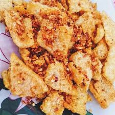 Da heo sấy tỏi ớt (500g)